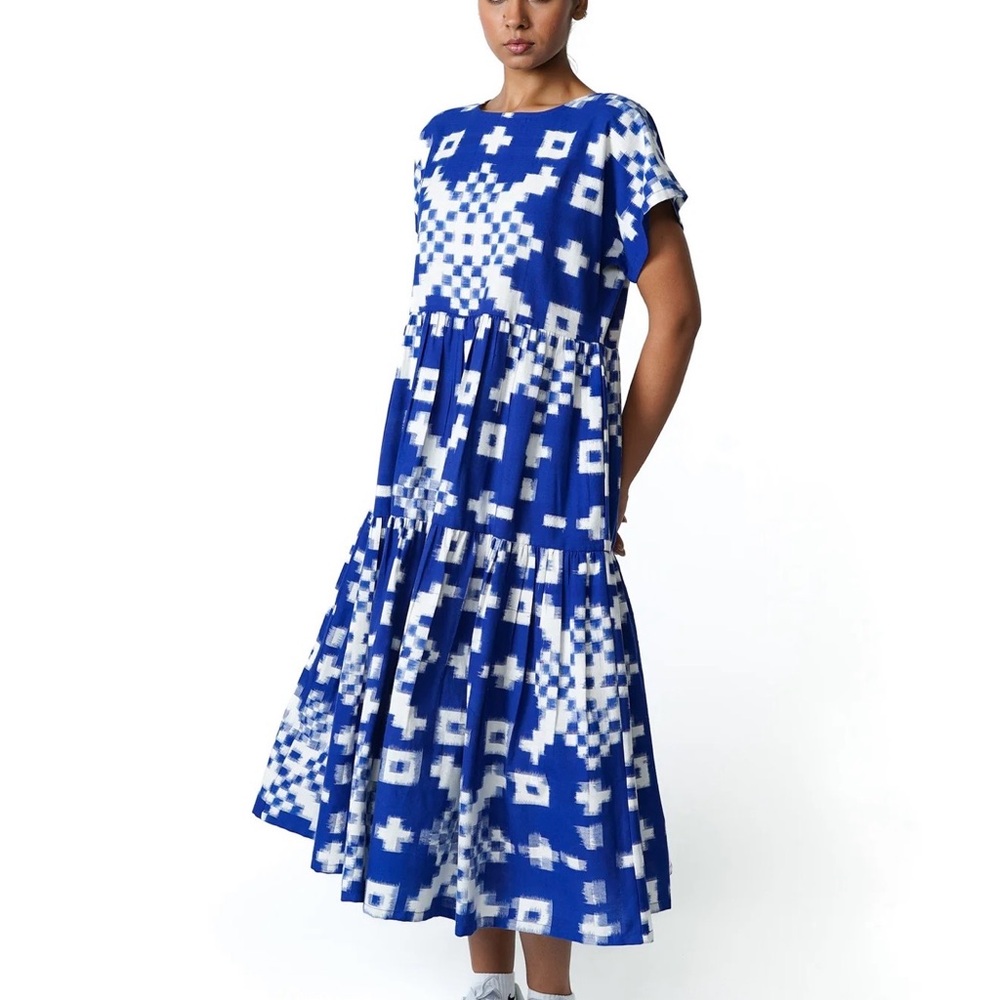 NWOT NorBlack Norwhite IKAT Dress